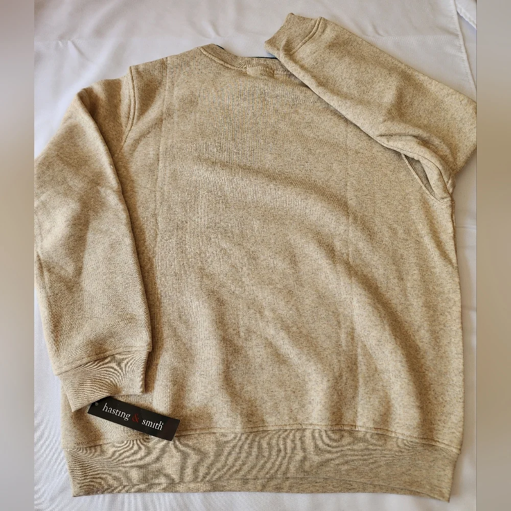 Beige Embroidered Sweater - Picture 2 of 3